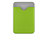 Чехол-картхолдер Favor на клеевой основе на телефон для пластиковых карт и и карт доступа, зеленый