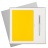 Подарочный набор Rain, желтый (ежедневник, ручка)