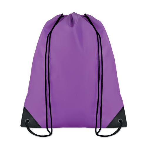 190T Polyester drawstring bag, фиолетовый