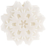 Свеча Snowflame 3, белая, 8 см