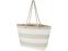Florida пляжная эко-сумка из переработанного материала, сертифицированного по стандарту GRS, плотностью 270 г/м² 18L - Натуральный / Белый
