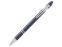 Kish шариковая ручка с серебристой отделкой - Темно - синий (синие чернила)