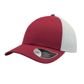 Бейсболка CAMPUS, 6 клиньев, застежка на липучке, бордовый