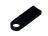 USB 2.0-флешка на 16 Гб с мини чипом и круглым отверстием, черный