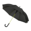 Зонт-трость Квантум (Quantum), черный/салатовый