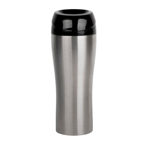 Термокружка вакуумная CLICK, 400 мл, серебристый