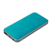 Внешний аккумулятор In Velour 10000 mAh, бирюзовый Внешний аккумулятор In Velour 10000 mAh, бирюзовый