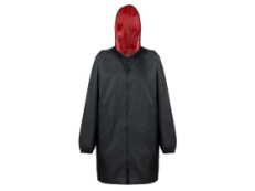 Дождевик Bi-color унисекс, красный/черный