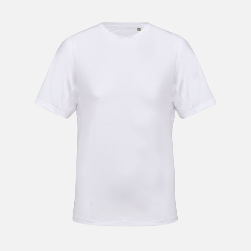 Футболка спортивная унисекс Storm, белая