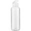 Бутылка для воды Plaske, прозрачная с белой крышкой