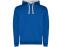 Толстовка с капюшоном Urban мужская, королевский синий/белый