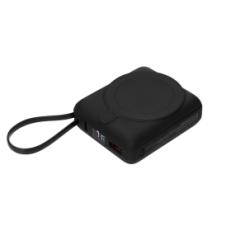 Внешний аккумулятор с подсветкой Ritter PD 10000mAh с функцией беспроводной зарядки 15W, черный