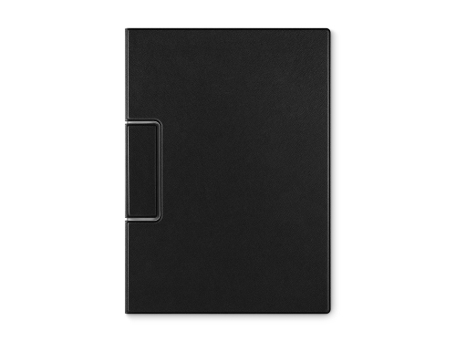 Планшет на магнитах с крышкой из экокожи Favor, черный