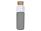 Бутылка для воды стеклянная Refine, в чехле, 550 мл, серый