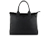 Сумка-шоппер BUGATTI Elsa, чёрная, воловья кожа/полиэстер, 46х11х31,5 см