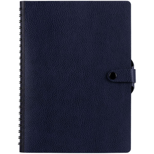 Ежедневник Strep Front на заказ, недатированный, темно-синий