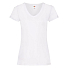 Футболка женская "Lady-Fit V-Neck T", белый