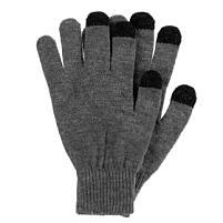 Перчатки сенсорные Urban Flow, темно-серый меланж Перчатки сенсорные Urban Flow, темно-серый меланж
