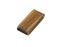Флешка прямоугольной формы с расклданым корпусом, дерево, 16 Гб, коричневый