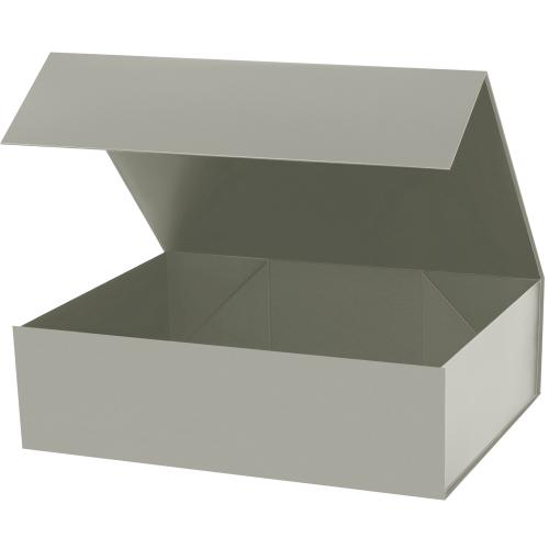 Подарочная коробка-трансформер большая, серая