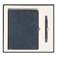 Набор подарочный Solution Superior Duo (ежедневник, Темно-синий