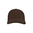 Бейсболка CORDY-S, 6 клиньев, коричневый