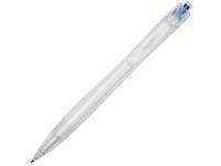 Ручка шариковая «Honua» из переработанного ПЭТ, цвет: синий, прозрачный