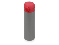 Вакуумная термокружка Хот 470мл, серый/красный