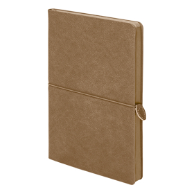 Ежедневник недатированный Fusion, А5, светло-коричневый, кремовый блок в линейку, светло-коричневый