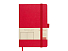 Блокнот А5  City на резинке, красный