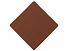 ПАТЧ РОМБ soft-touch (коричневый) 7,6 х 7,6 см