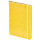 Ежедневник недатированный Boomer, А5,  желтый, кремовый блок в линейку, без обреза, желтый