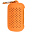 Охлаждающее полотенце Narvik в силиконовом чехле, оранжевое