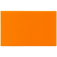 Лейбл из ПВХ Dzeta, ХL, оранжевый неон