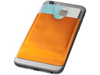 Бумажник для карт с RFID-чипом для смартфона, цвет: оранжевый