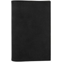 Обложка для паспорта Nubuk, черная Обложка для паспорта Nubuk, черная