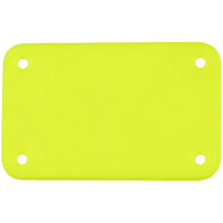 Лейбл из ПВХ Kreta, S, желтый неон