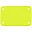 Лейбл из ПВХ Kreta, S, желтый неон