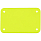 Лейбл из ПВХ Kreta, S, желтый неон