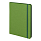 Ежедневник недатированный Shady, А5,  лаймовый, кремовый блок в линейку, зеленый обрез, лаймовый