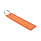 Брелок, неоновый оранжевый цвет