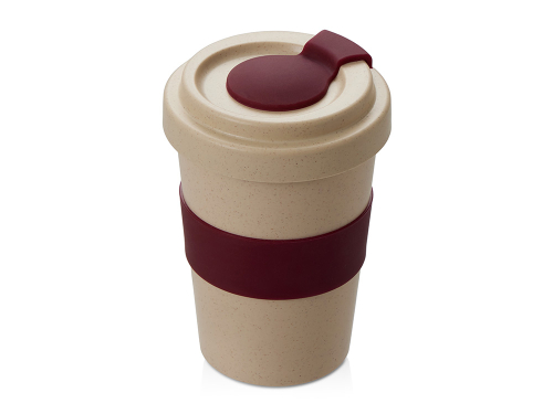 Стакан из пшеничного волокна Flava, burgundy