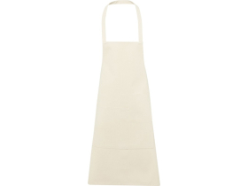 Khana Хлопковый фартук плотностью 280 г/м2, белый