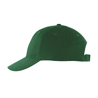 Бейсболка SOLAR, 6 клиньев, застежка на липучке, темно-зелёный Бейсболка SOLAR, 6 клиньев, застежка на липучке, темно-зелёный