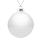 Елочный шар Finery Gloss, 10 см, глянцевый белый