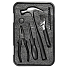 Набор инструментов Tools Baltimore черный 6 в 1 в пластиковом футляре, Черный