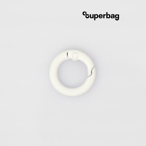 Карабин-кольцо Ring для обвеса, d=2см (белый)
