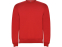 Свитшот с начесом Clasica унисекс, красный