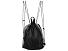 Рюкзак-мешок Savy со светоотражающими полосами по бокам, черный