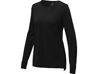 Пуловер «Merrit» с круглым вырезом, женский, цвет: черный
